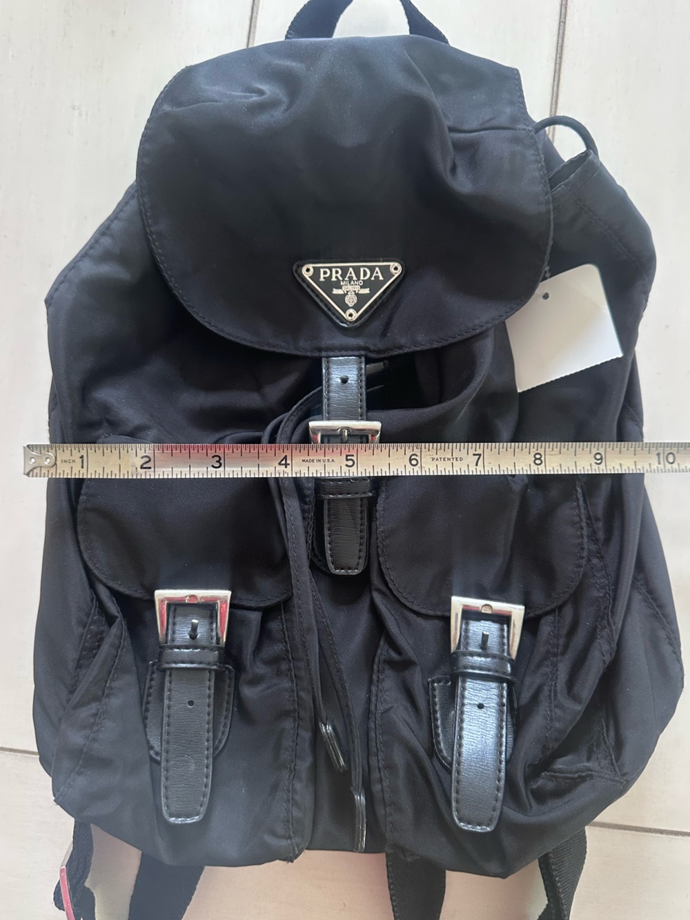 Prada Black Nylon Backpack - Picture 2 of 9